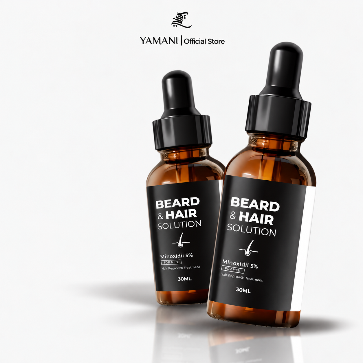 Botol minyak penumbuh janggut Yamani Beard